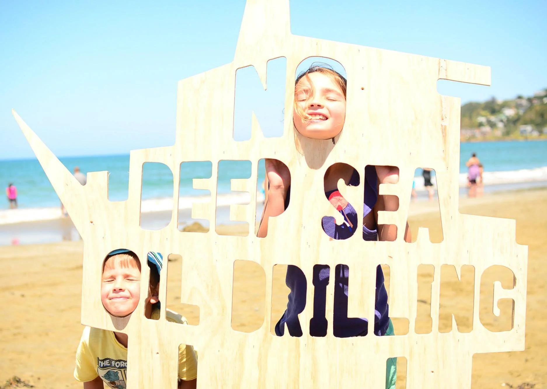 Photo used by Greenpeace as an Oil Free NZ campaign email-out image. Photo: Sophi Reinholt