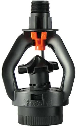 X I-wob, standard angle, black plate, 6 groove