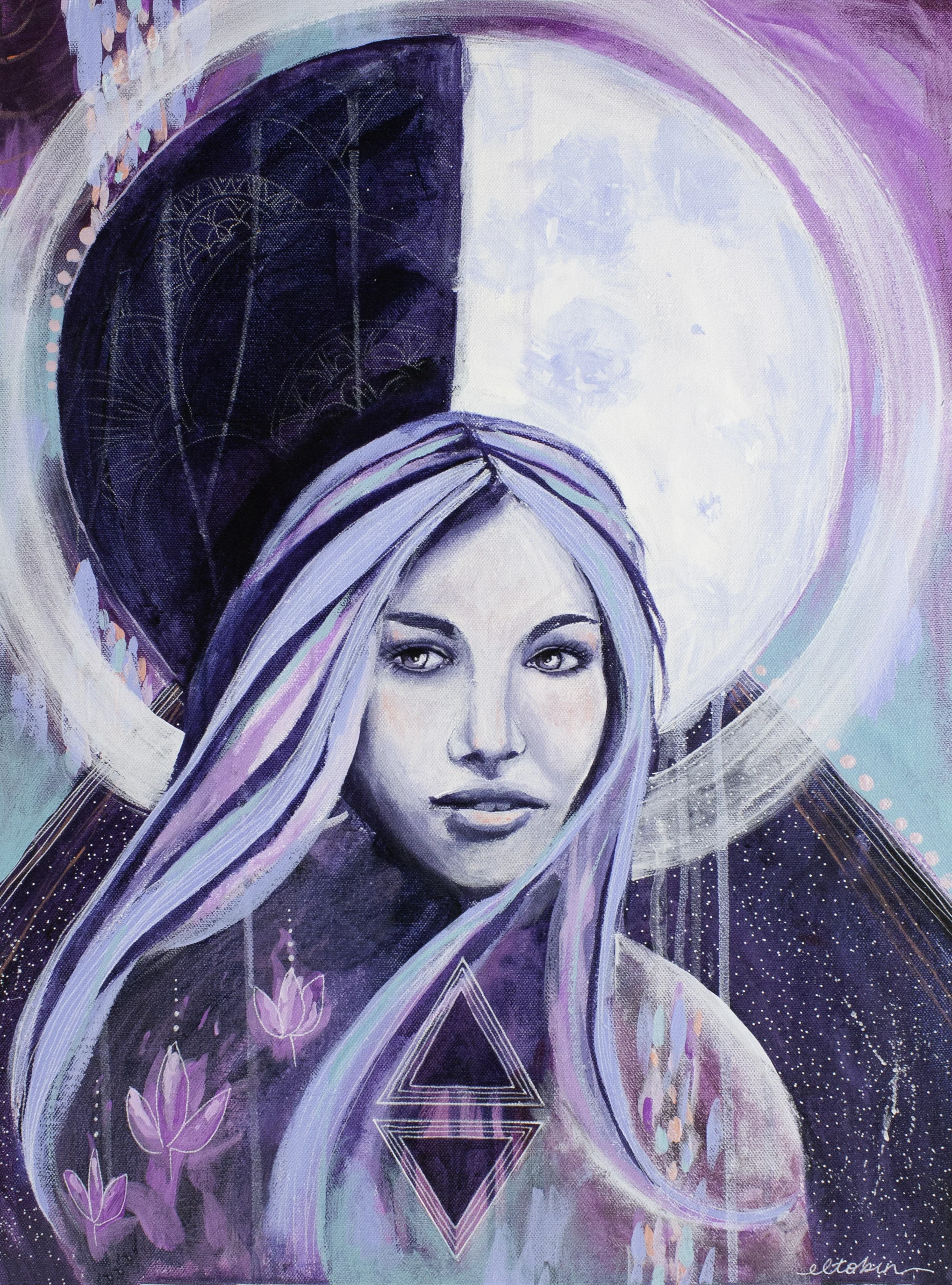 Divine Structure | 18x24 Original Painting