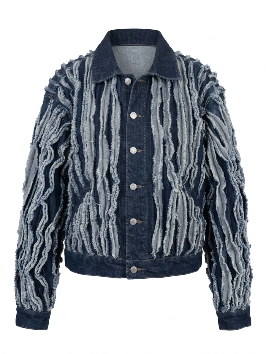 ROCKABILLY STRIPE DENIM JACKET