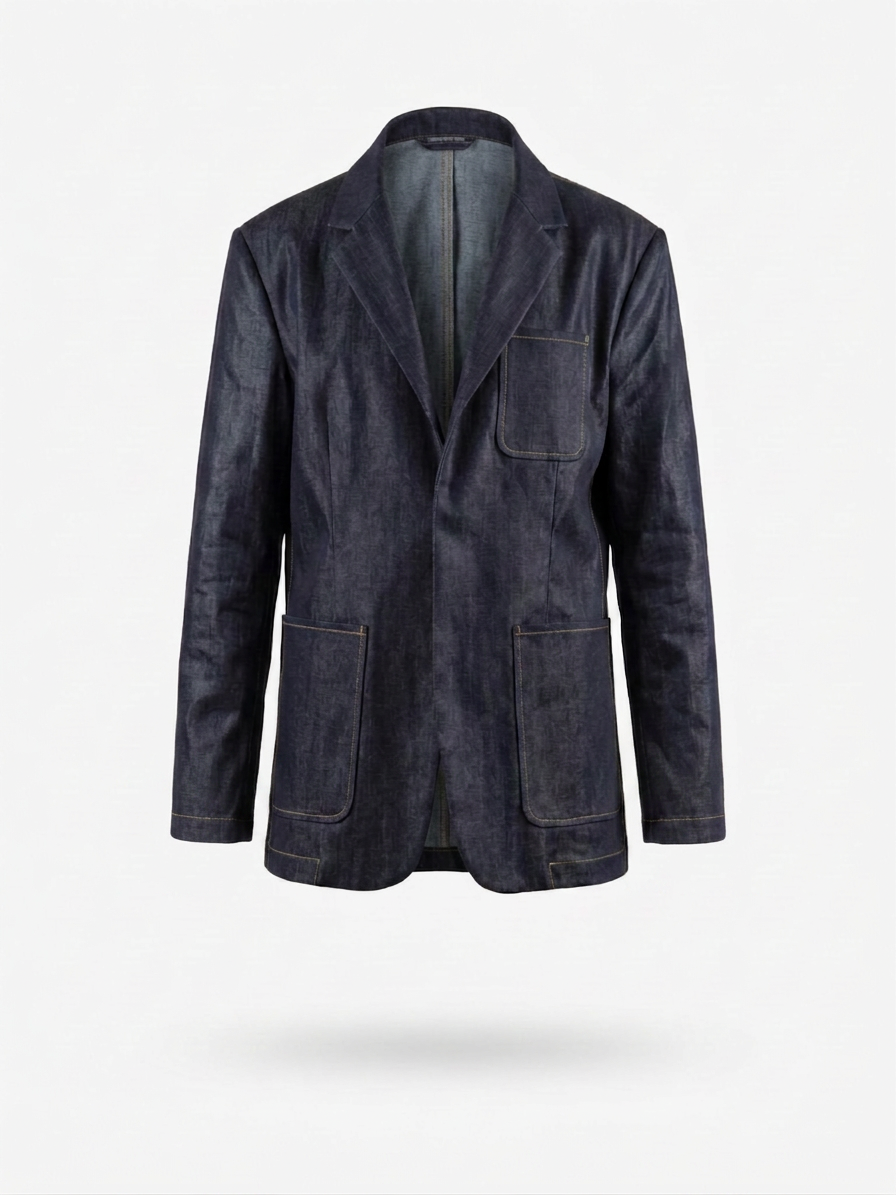 WAXED DENIM JACKET