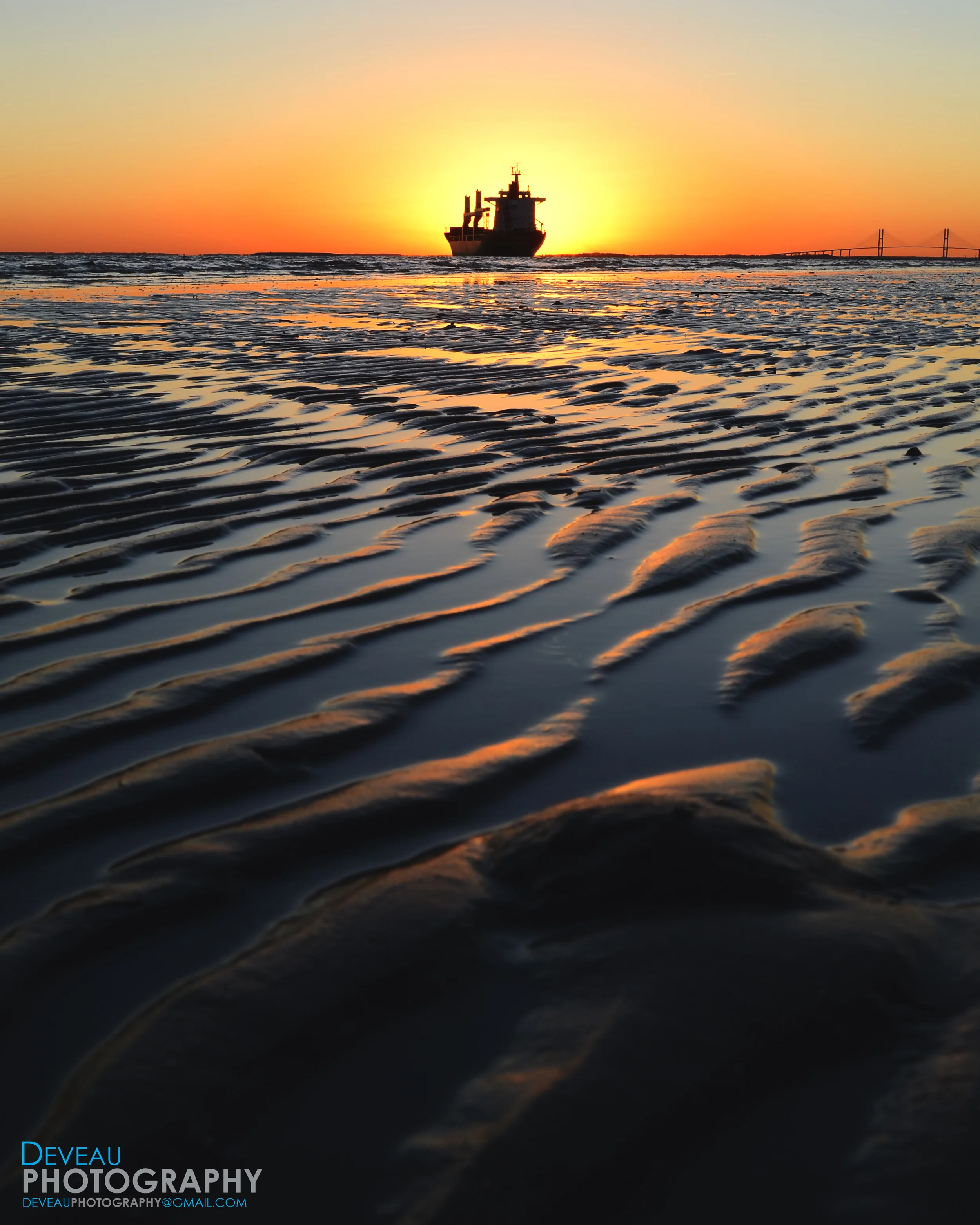 Barge Sunset