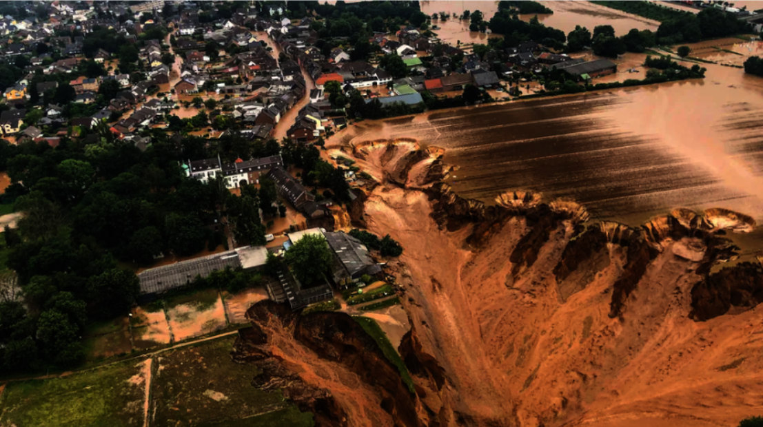 Glissements de terrain en Allemagne