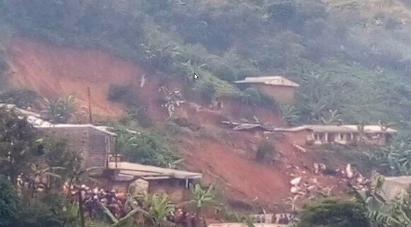 Glissement de terrain au Cameroun