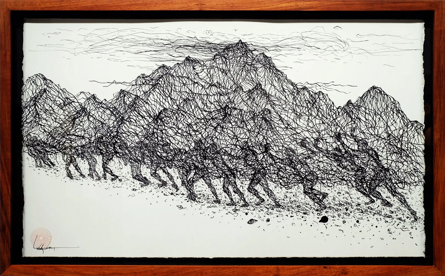 ink on paper 58 x 34 cm