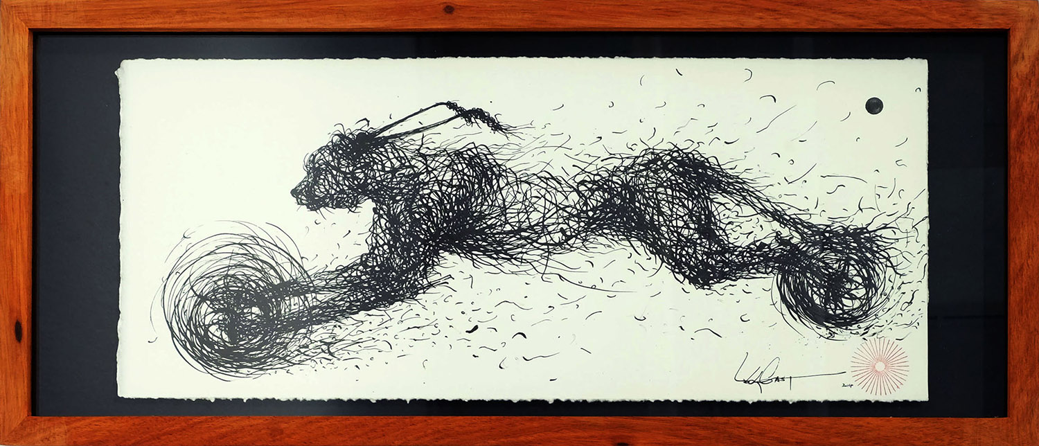  ink on paper  41 x 18 cm 