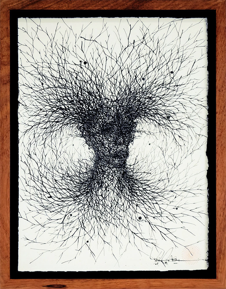  ink on paper  37 x 28 cm 