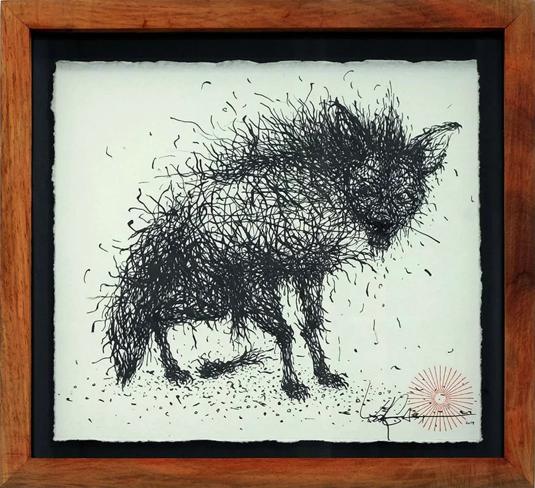 ink on paper 19 x 18 cm