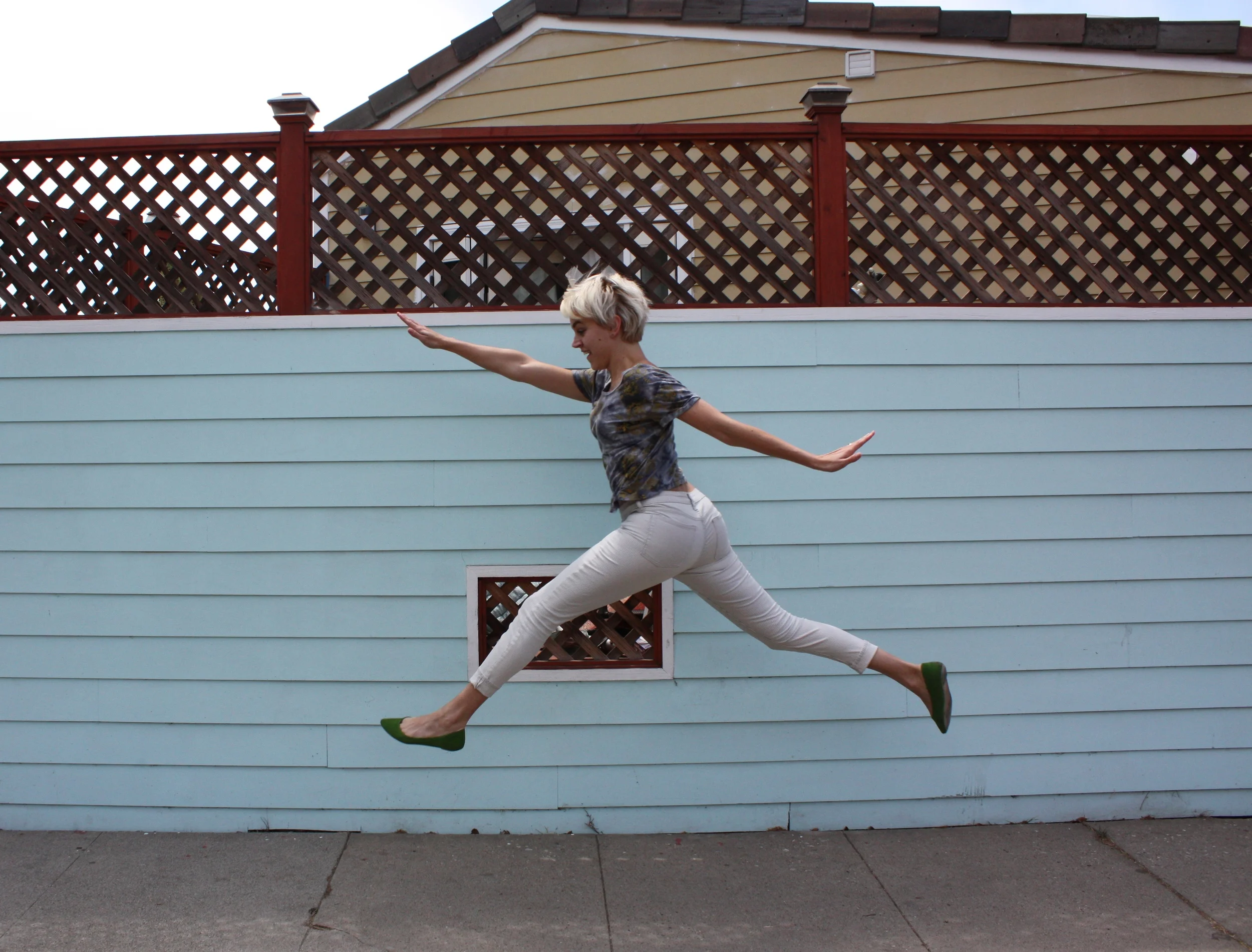 YOU CAN FIND ME BOUNDING THROUGH THE STREETS OF CULVER CITY, SCARING THE LOCALS WITH EACH FRIGHTENING STRIDE. 