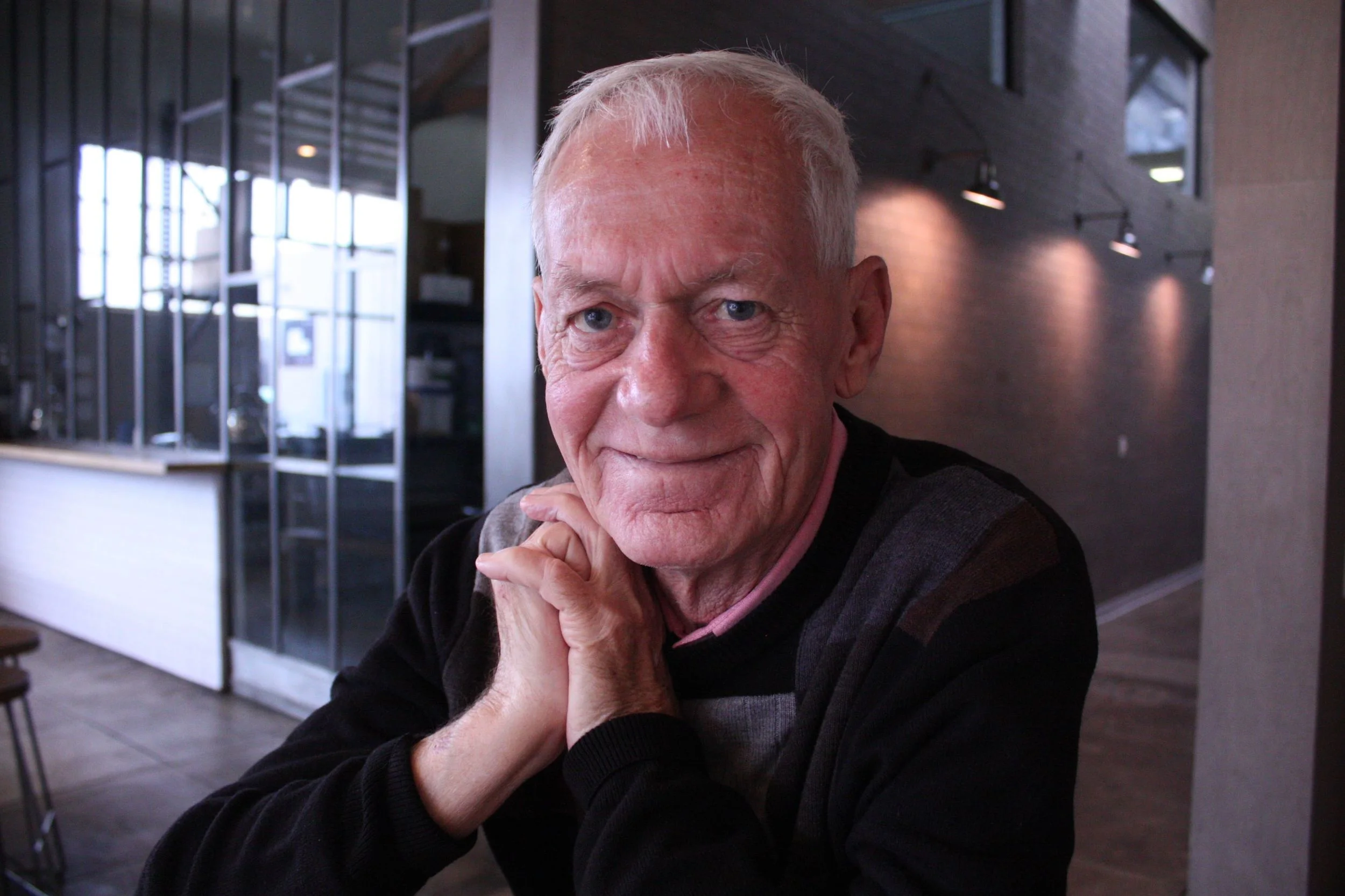 Michael and I continued our conversation over coffee in the Arts District at Blue Bottle. 