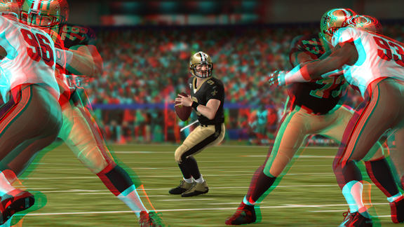 3D mode in Madden NFL 11, unlockable only through a bag of Doritos.