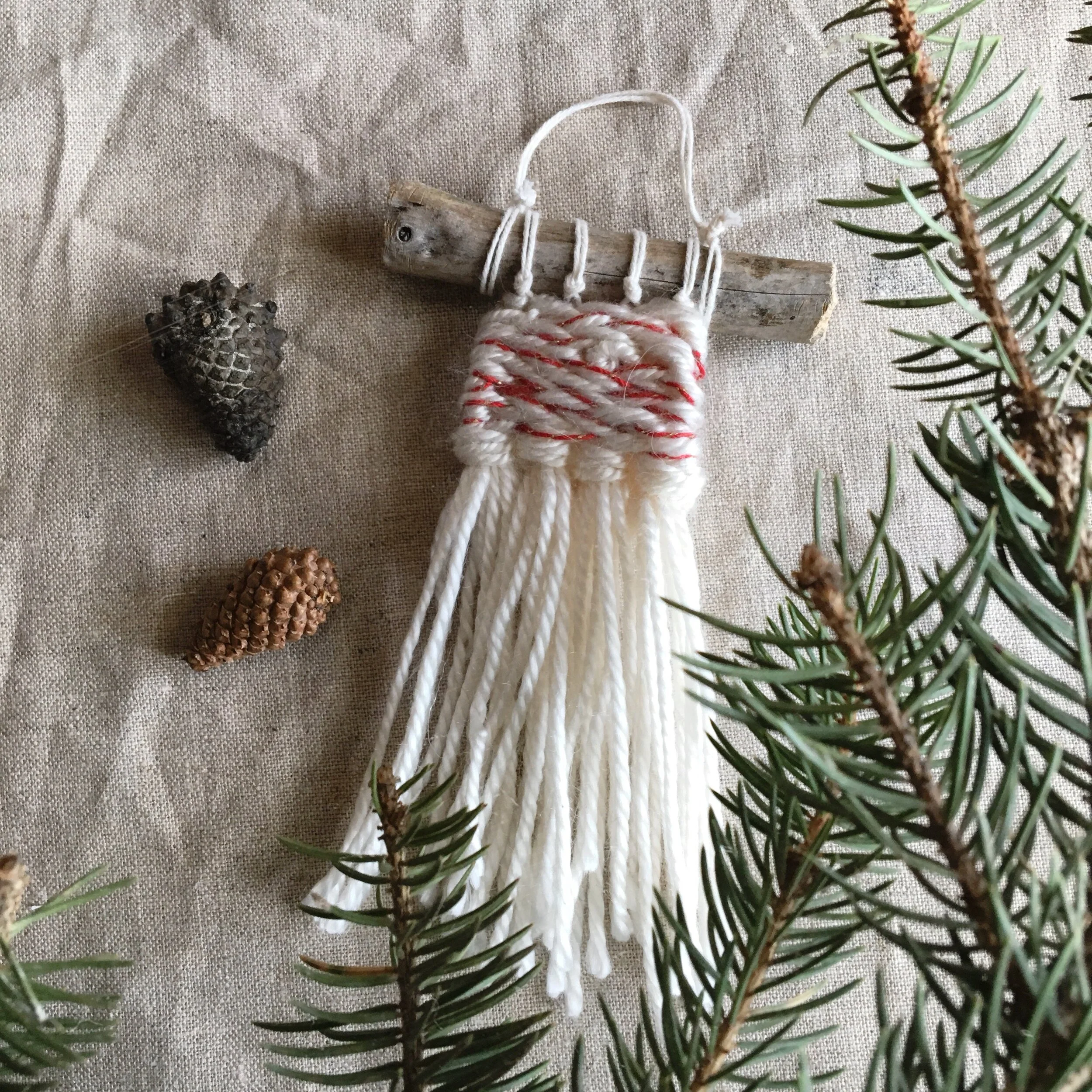 woven ornament kate laing kateworks