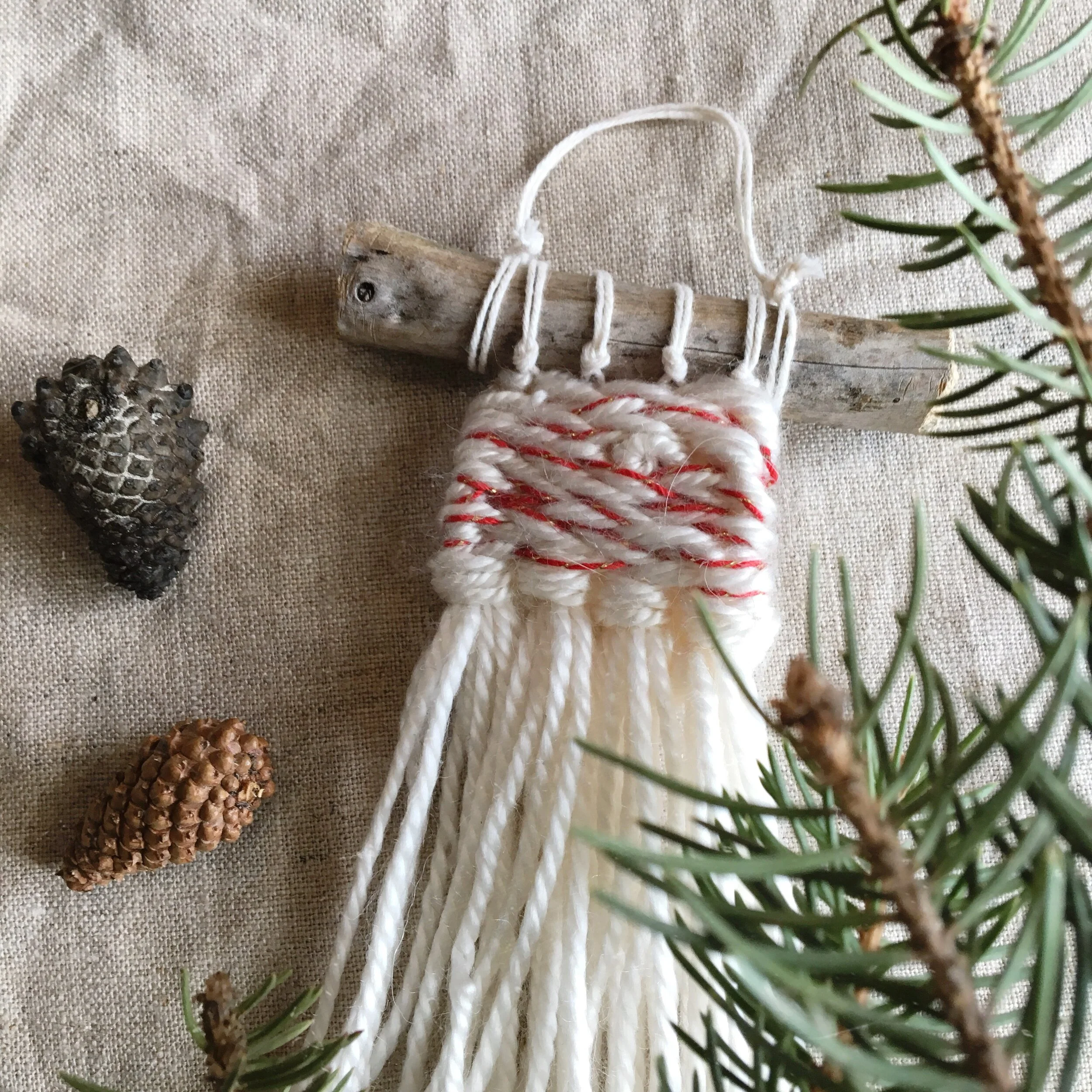 woven ornament kate laing kateworks