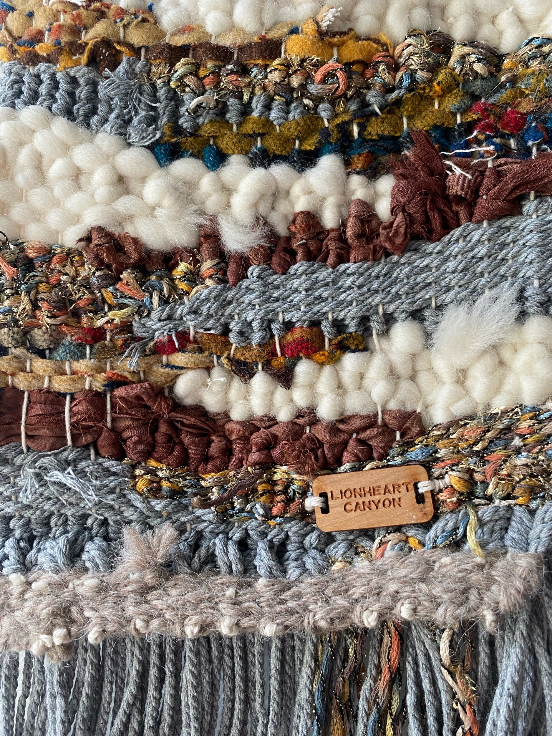 Pendleton Wool Weaving by Kate Laing, Lionheart Canyon Studio