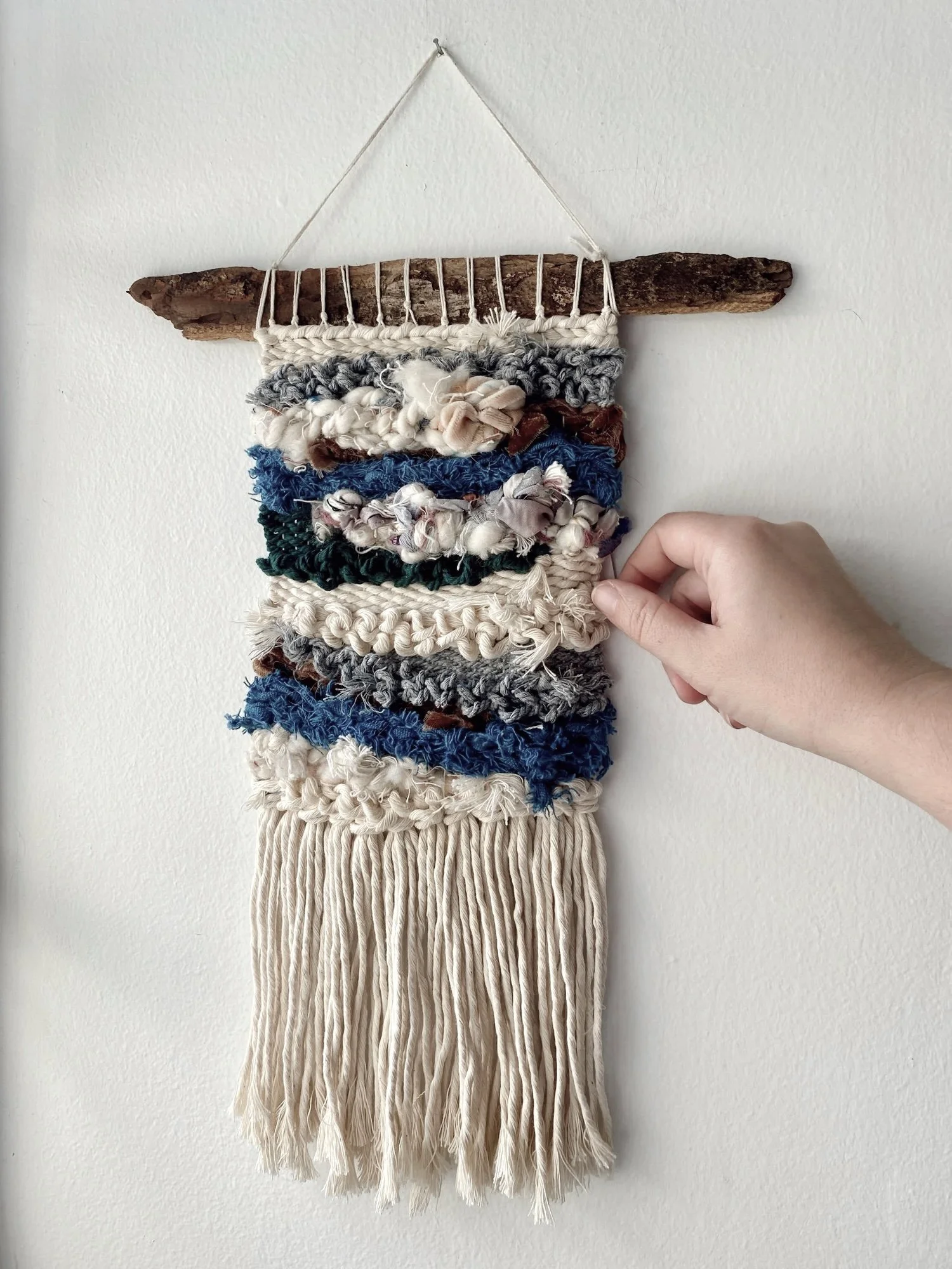 "Wildflowers Bloom in the Cracks" Weaving