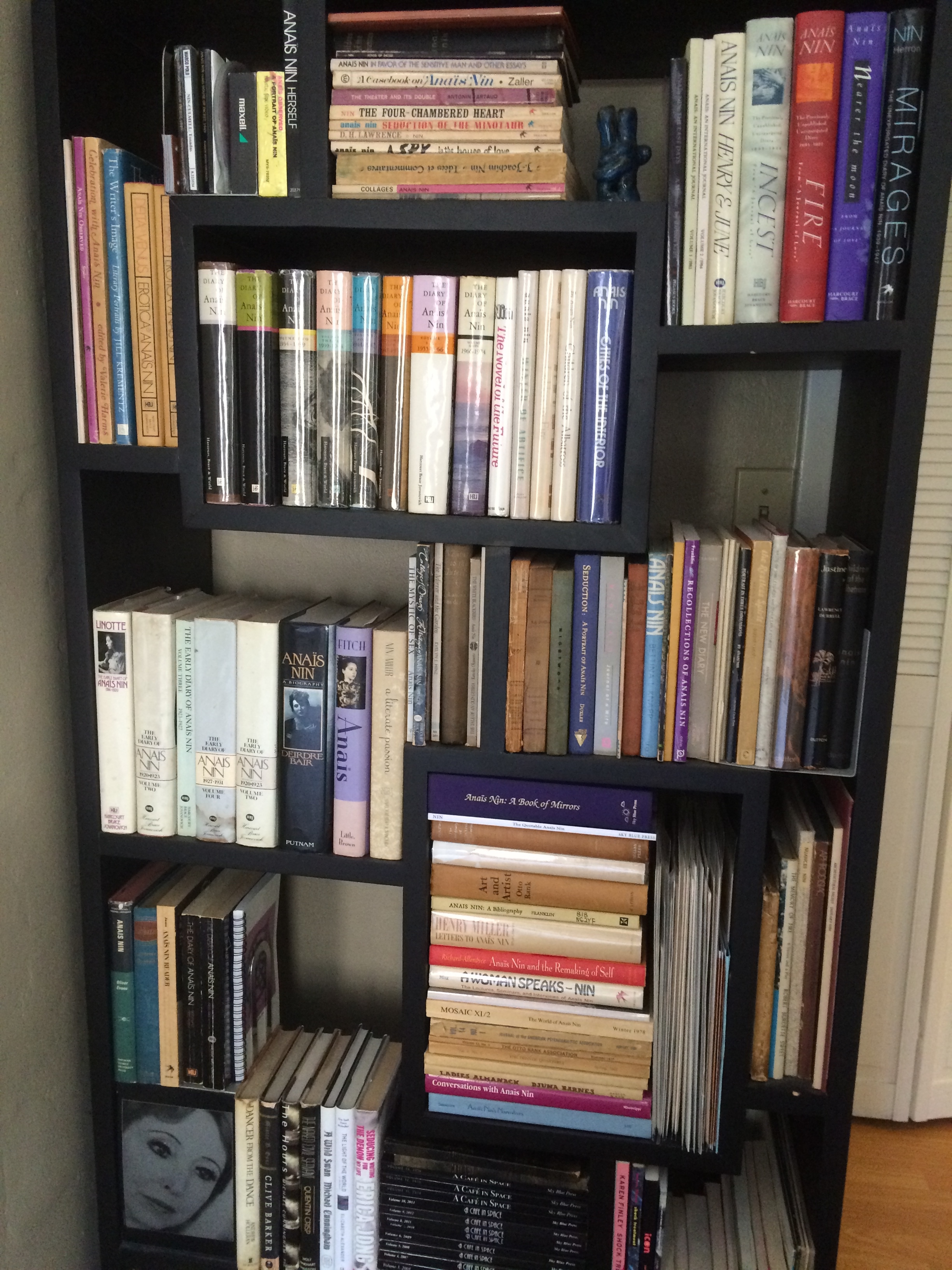 Steven's Anais Nin shelf