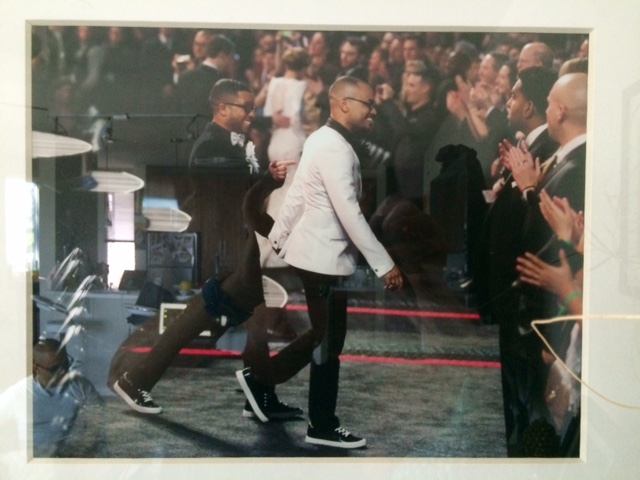 A photo in Quincy and Deondray's apartment from their wedding night on the Grammys.