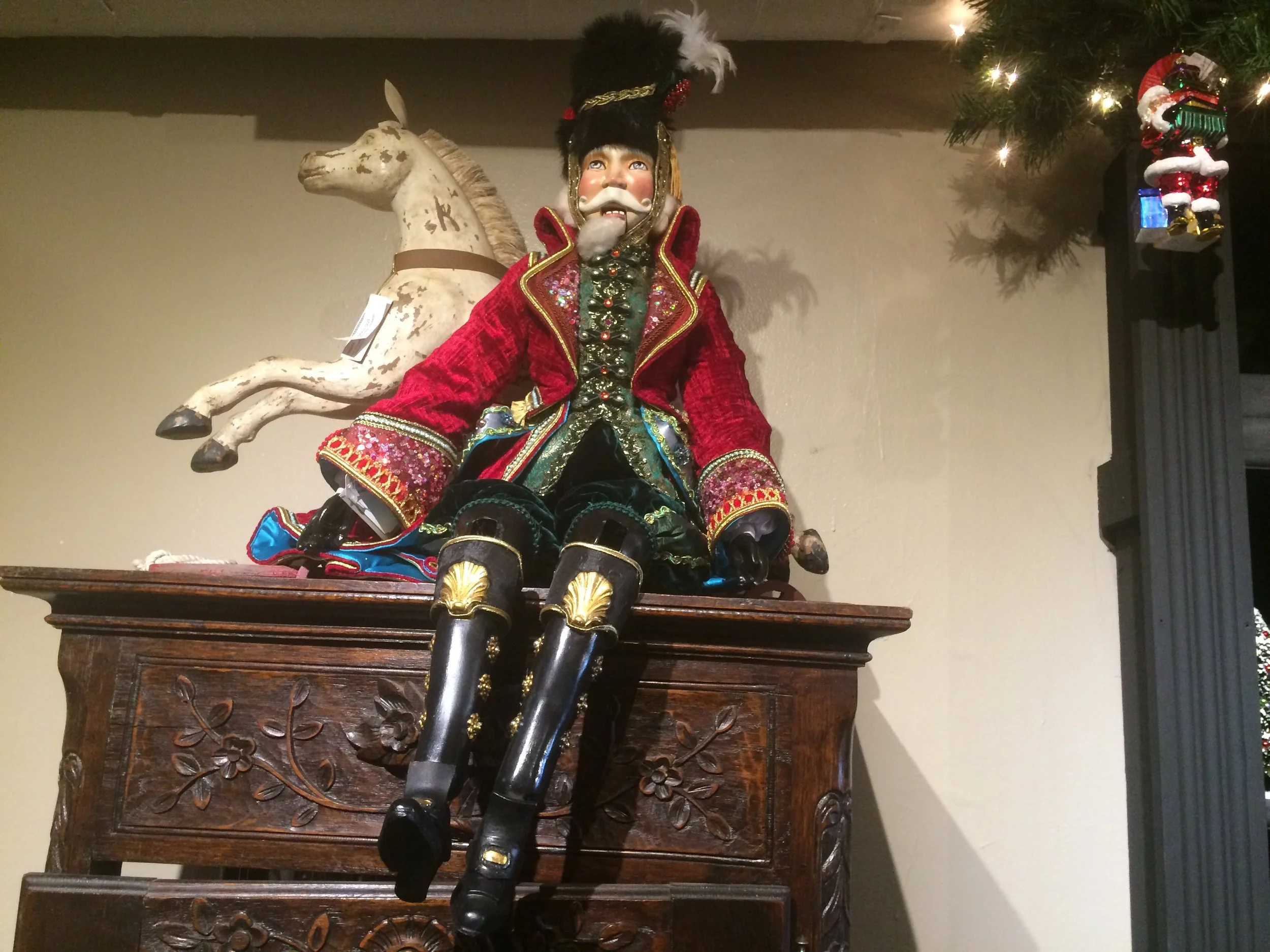 The nutcracker that watched over the store.