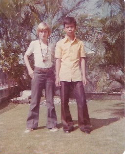 Glenn w/ his family's foster child