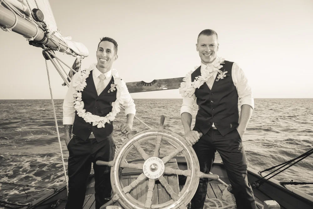 Cody and his husband Ryan who operate Nomadic SUP together