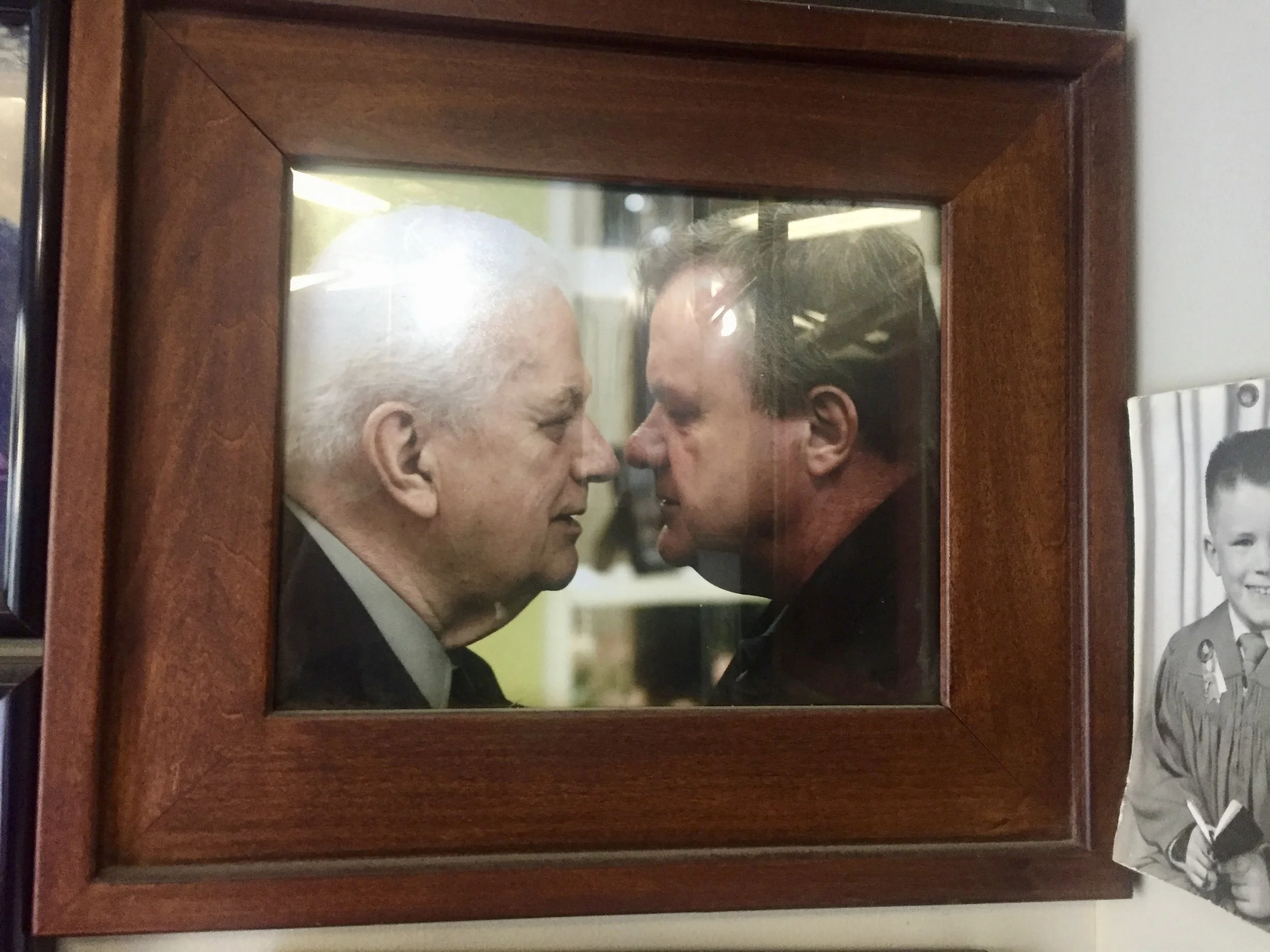 The photo with Charles Durning Jack talks about on the podcast