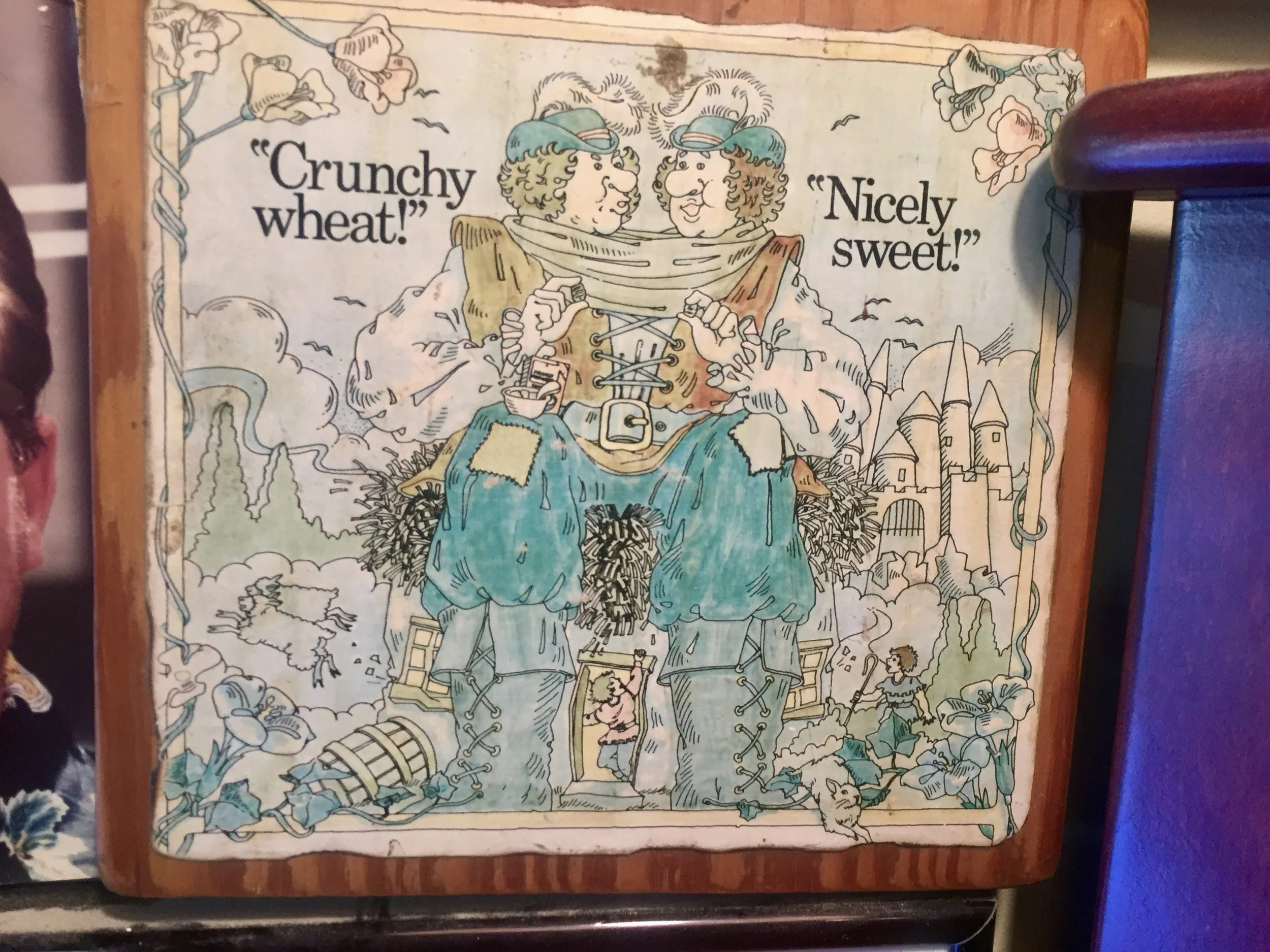 Crunchy Wheat cartoon