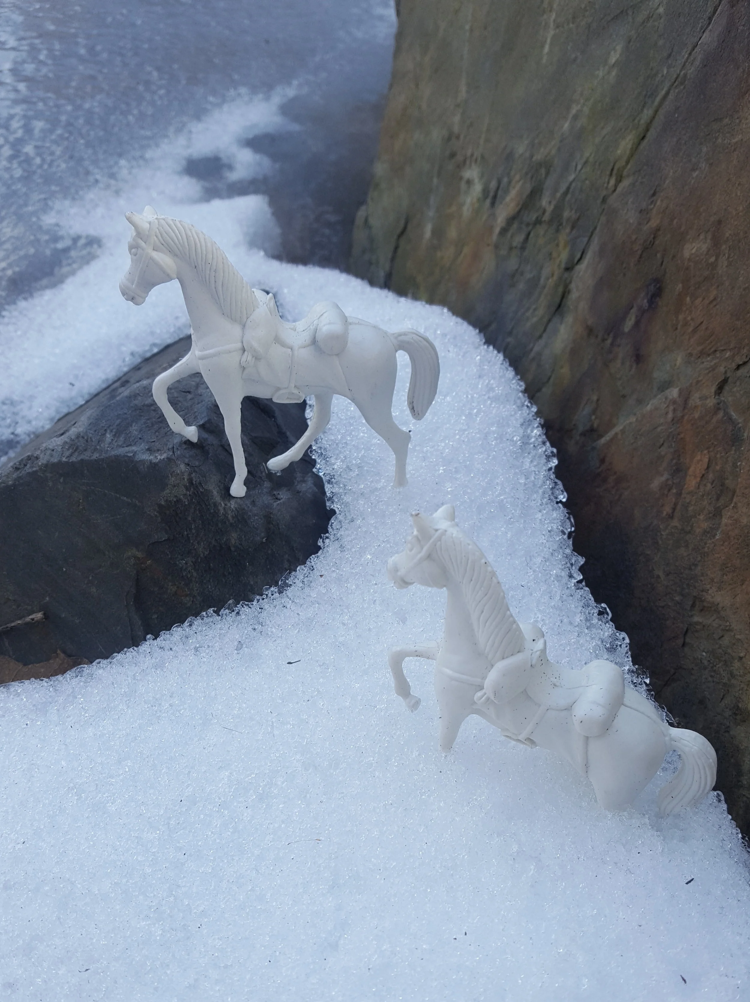 "Play Station, White Horses"