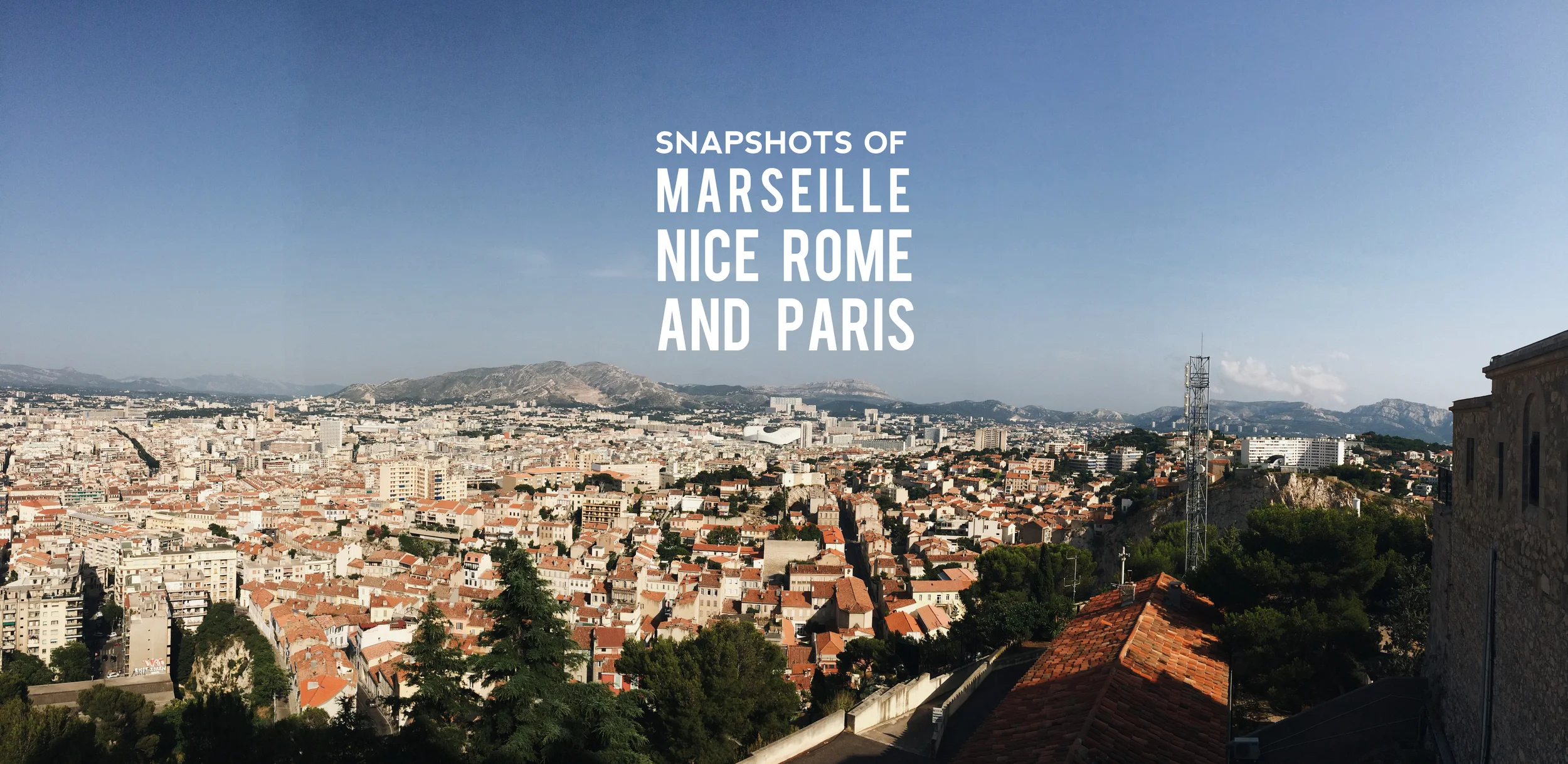 Marseille, France -- view from the Notre Dame