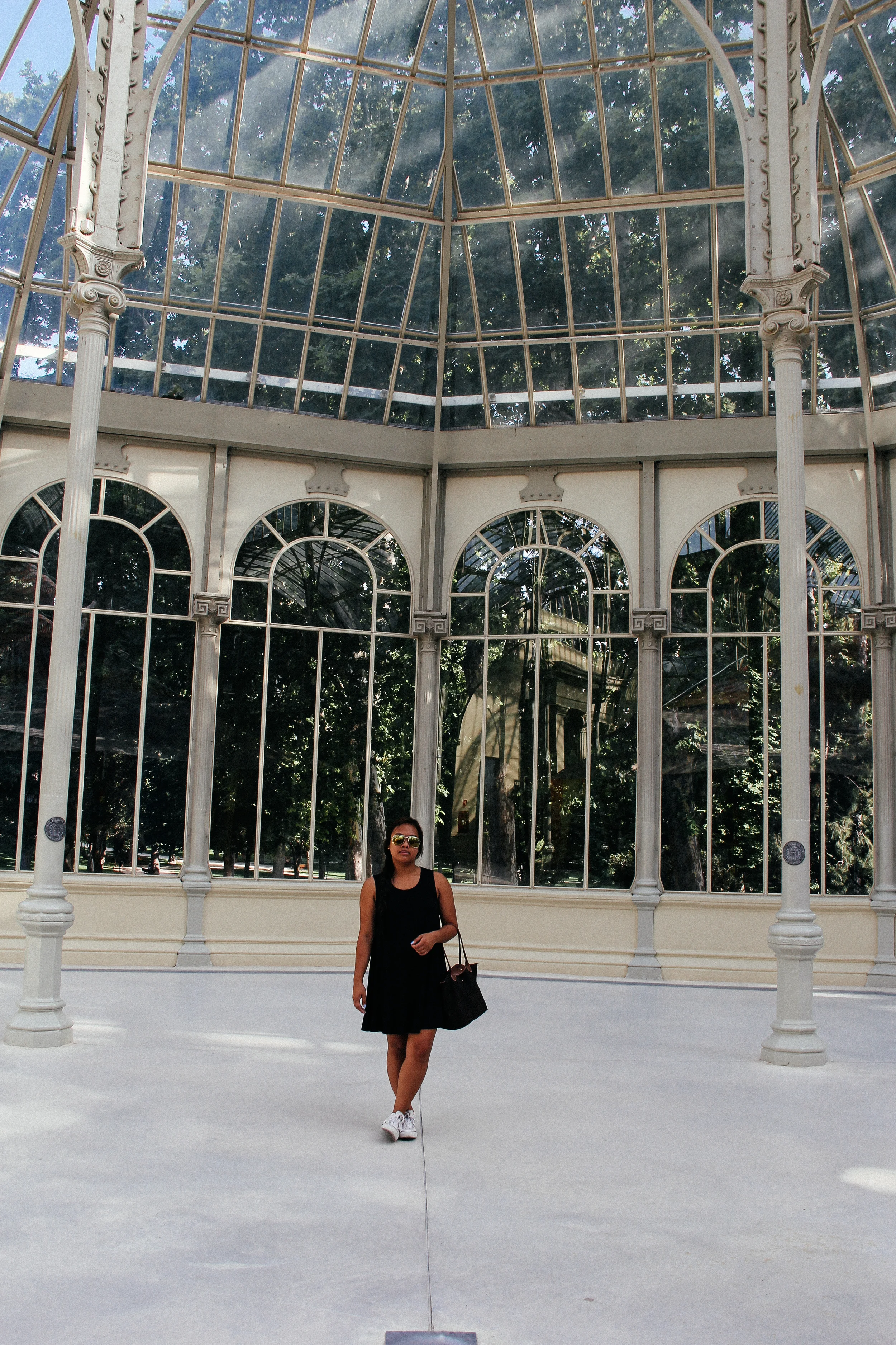 I've missed having my favorite person to photograph around! | Palacio de Cristal, Retiro Park