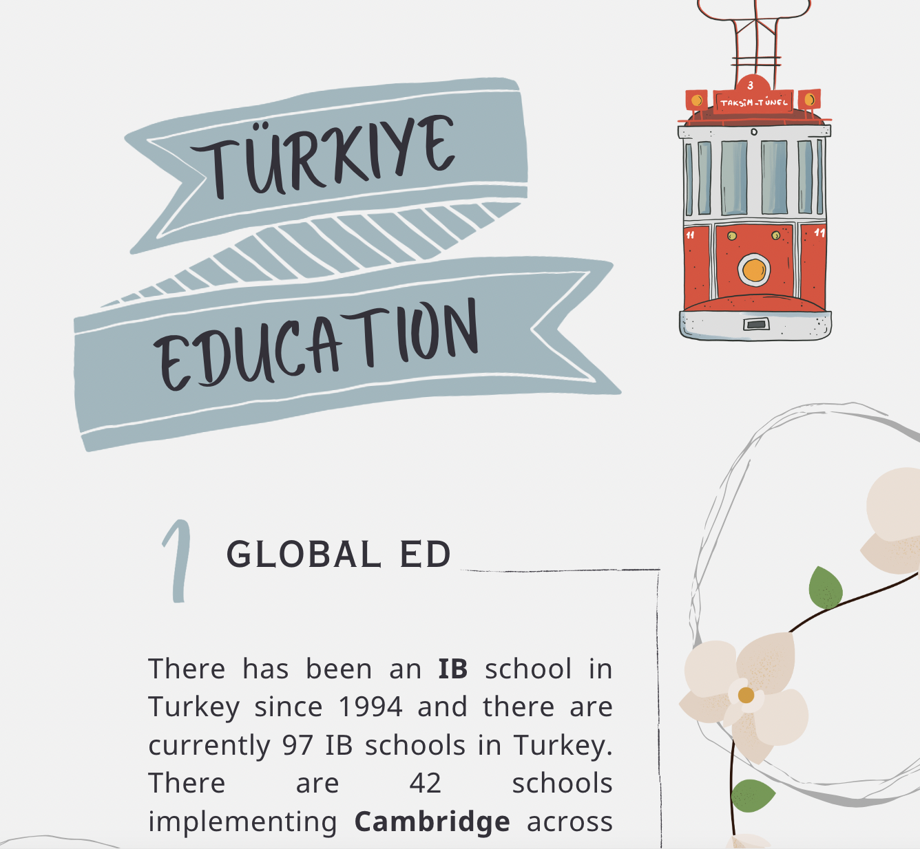 Infographics for my Masters in Globalization in Education