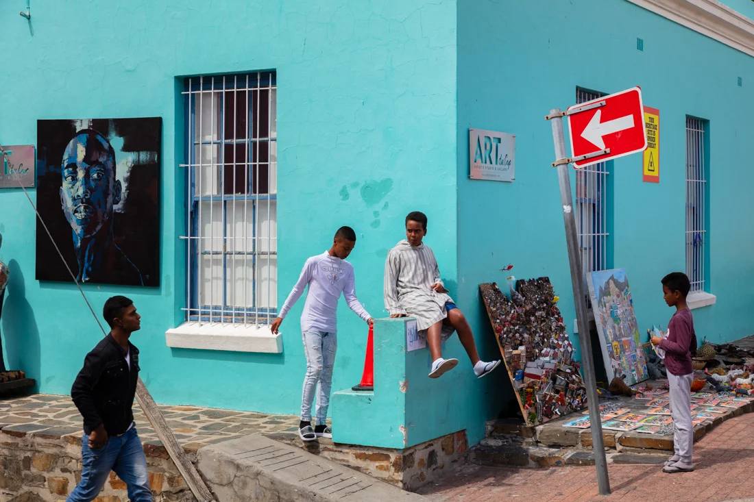 I loved the kids playing in this image taken outside the museum on Wale Street. I was trying to compose though without the gentleman on the left in the frame - but things change quickly in Bo-Kaap.