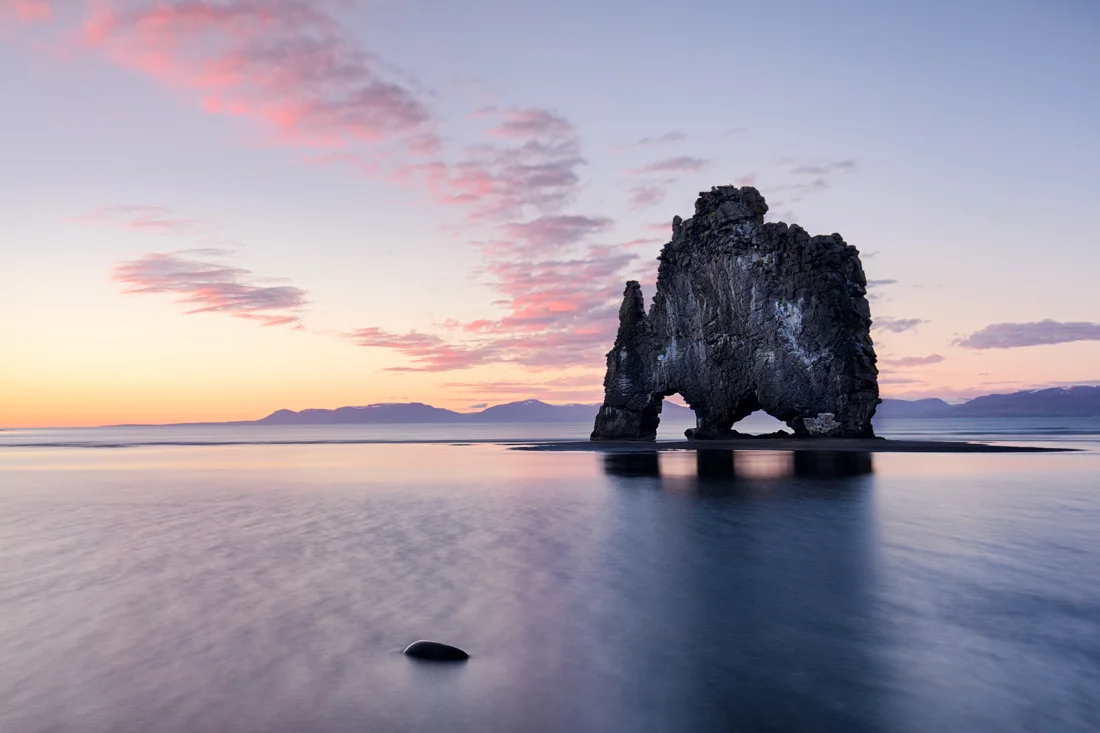 The dragon at dusk | Iceland