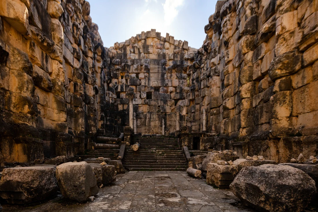 Niha Temple in Lebanon.