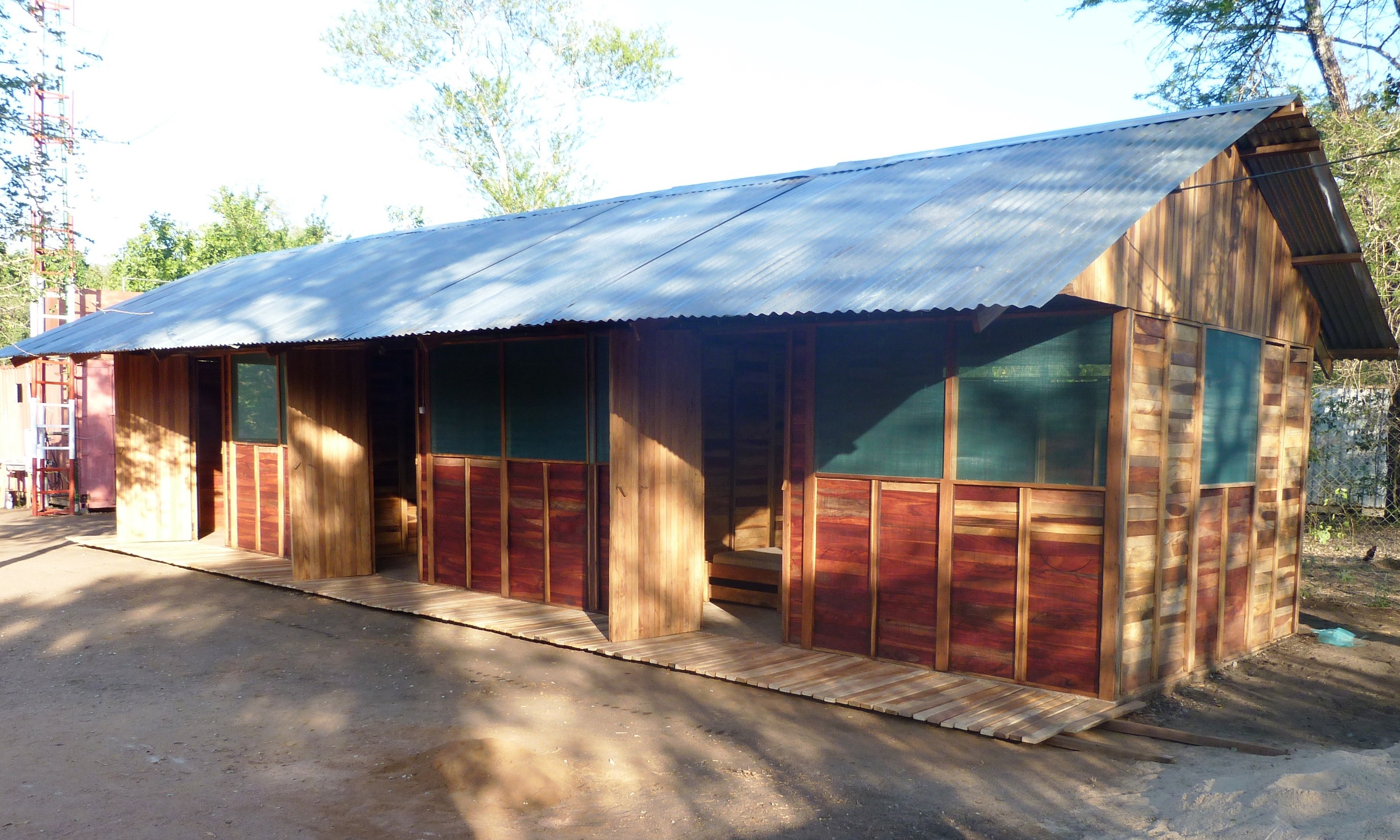 Um dos dois dormitórios, com a capacidade para 18 estudantes ficarem hospedados - One of the two dormitories at the budget training, a maximum of 18 students can be accommodated