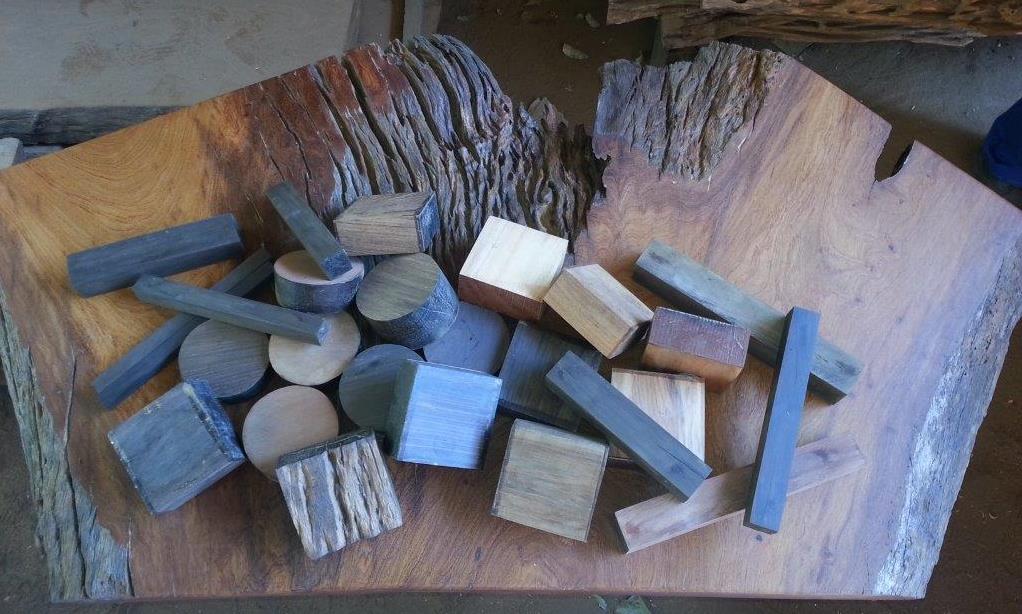 Madeira em bloco e quadrado - Turning blanks