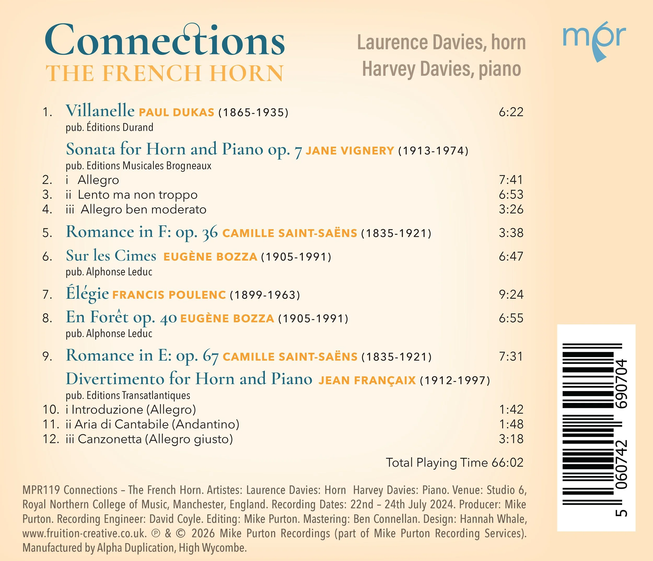 MPR119-The French Horn-Connections-Back cover 2-10-25.jpg