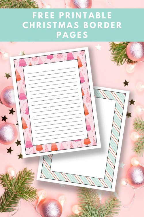 Free Printable Christmas Borders — Gathering Beauty