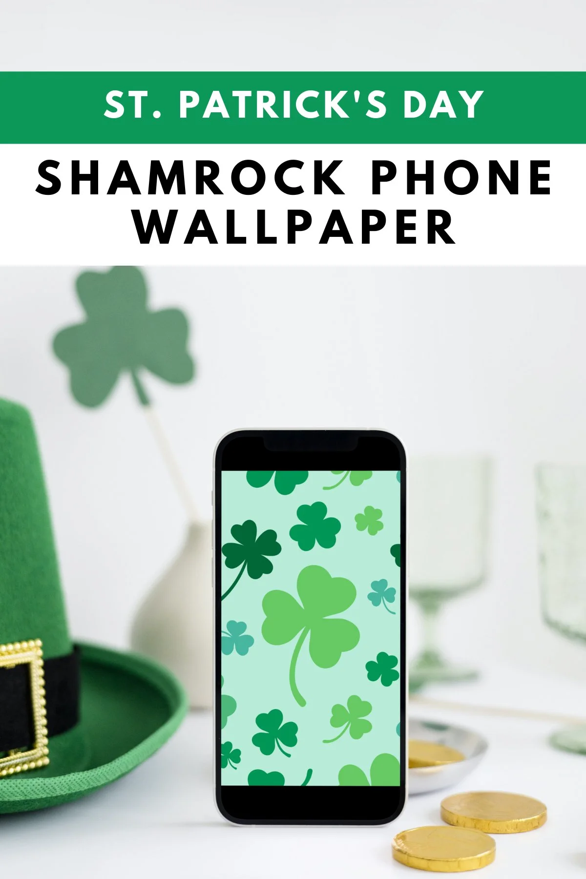 Download Aesthetic Green St Patricks Day Art Wallpaper  Wallpaperscom