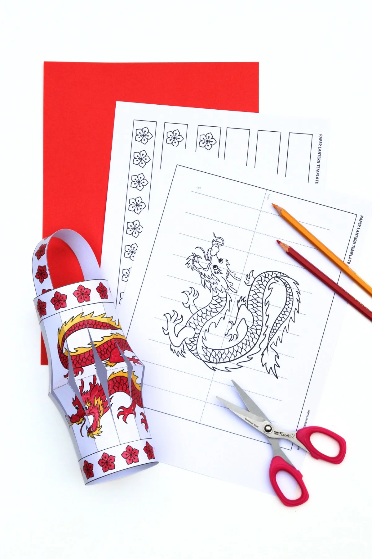 Free Printable Chinese Lantern Templates Gathering Beauty