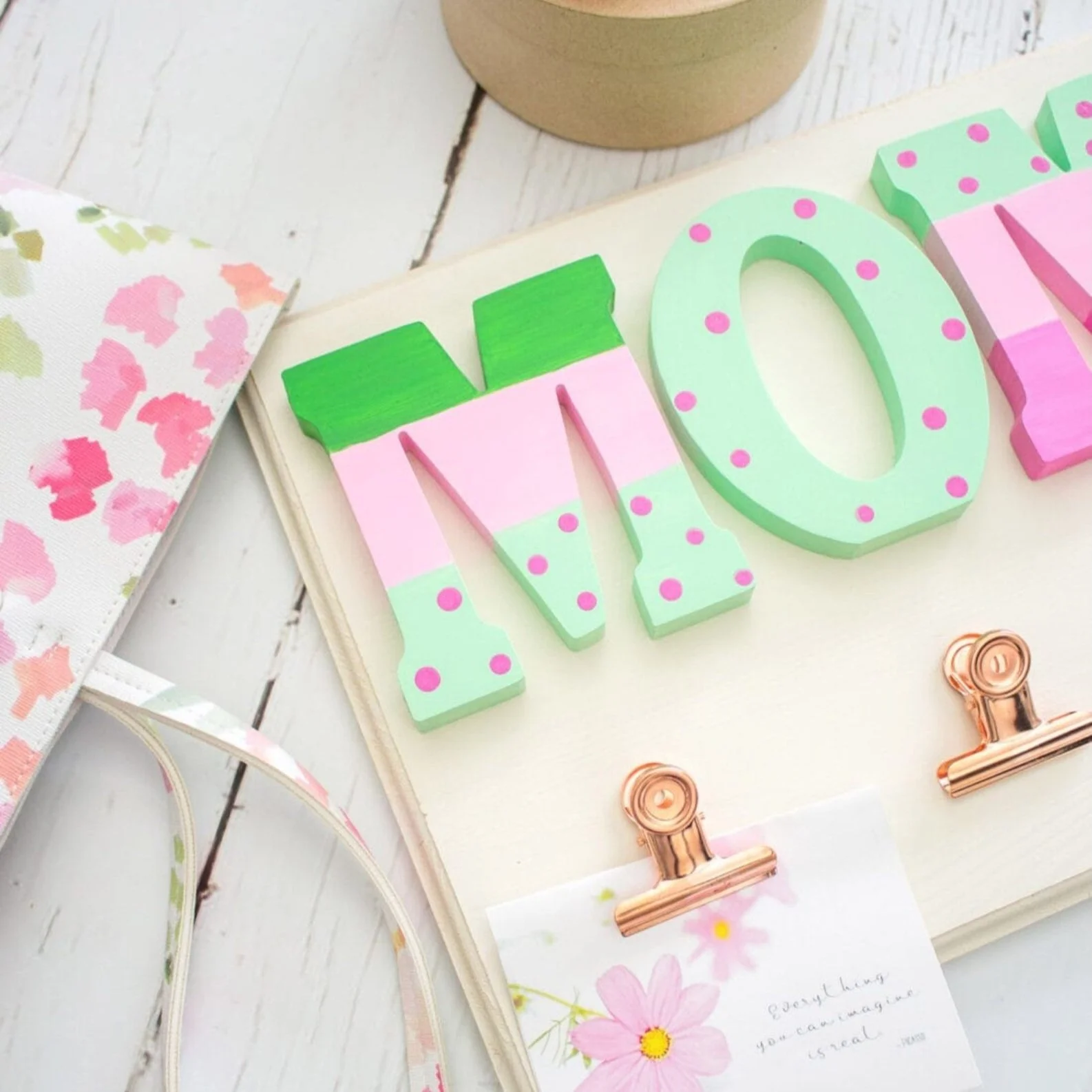 DIY Photo Holder for Mom