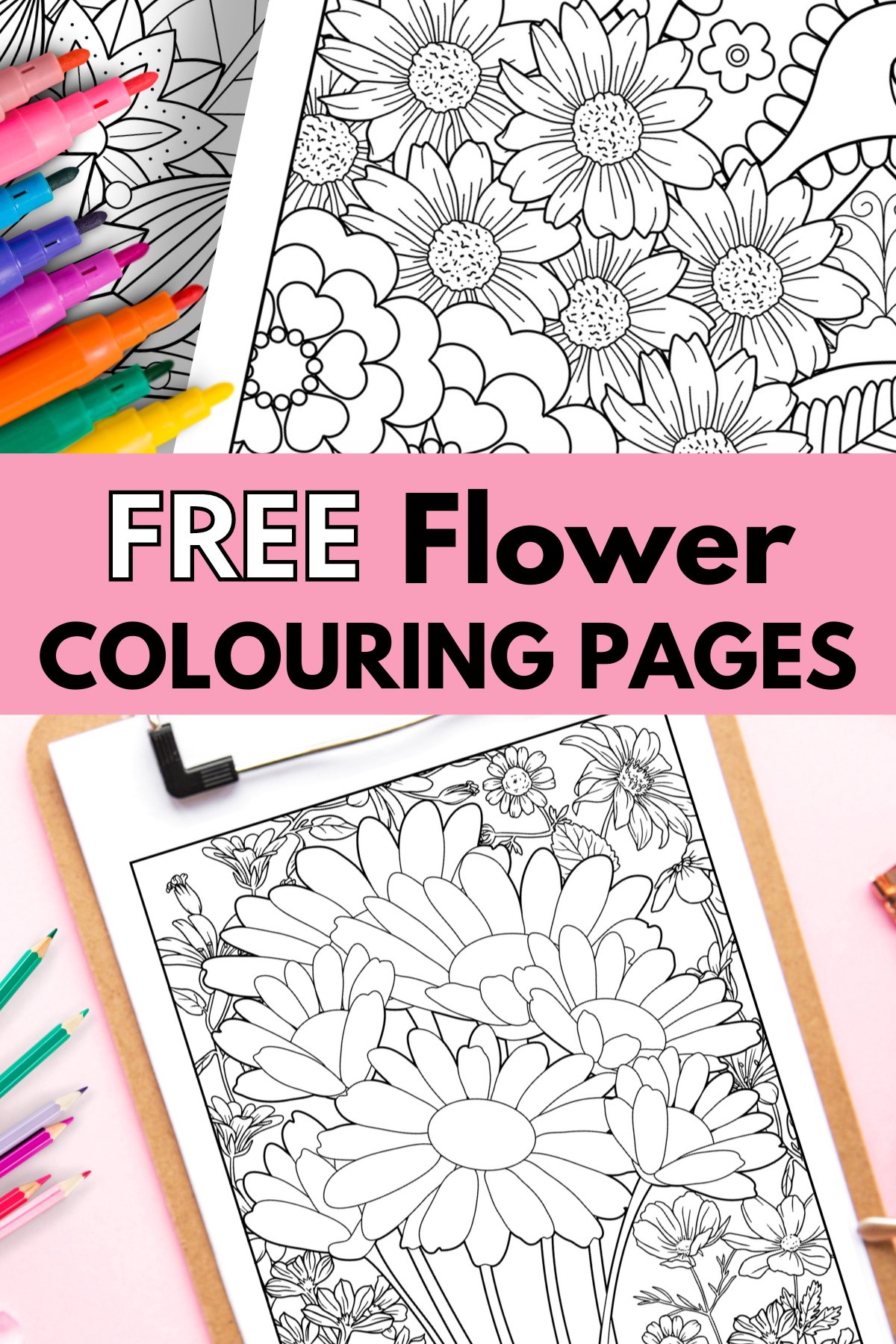 Adult Coloring Book 10 Flowers Coloring Pages , Instant Download, Relax  Flowers Mandala Design to Color for Adult to Print and Color 