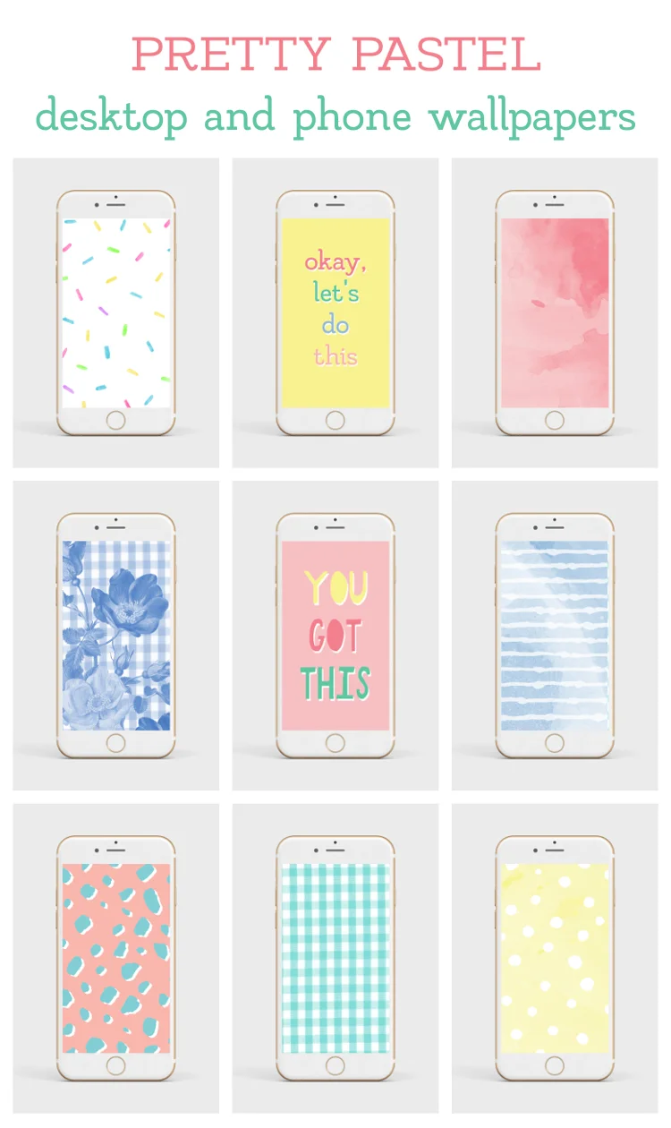 9 PRETTY PASTEL DESKTOP AND PHONE WALLPAPERS FOR SPRING.