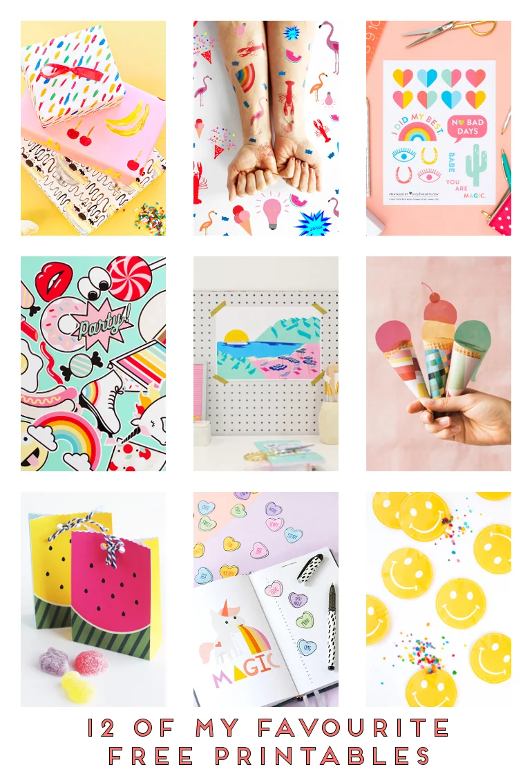 12 OF MY FAVOURITE FREE PRINTABLES.