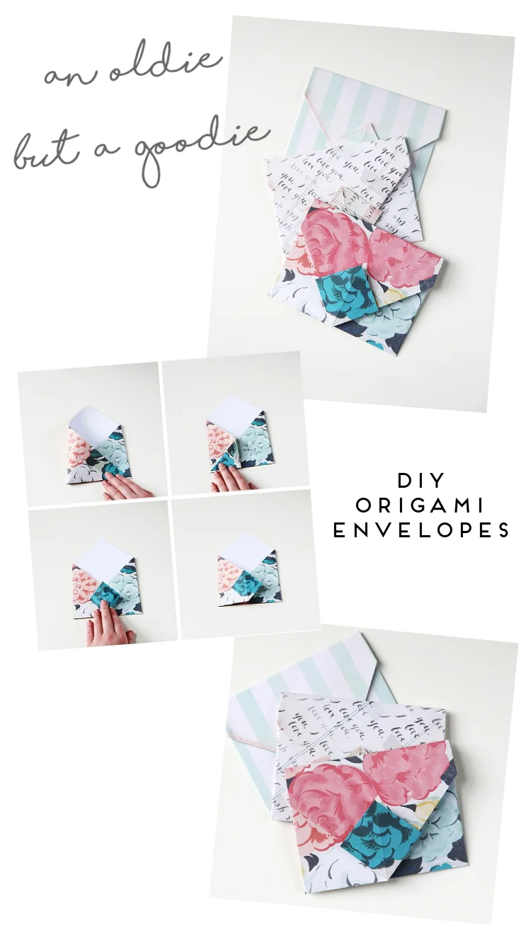 AN OLDIE BUT A GOODIE - DIY ORIGAMI ENVELOPES.