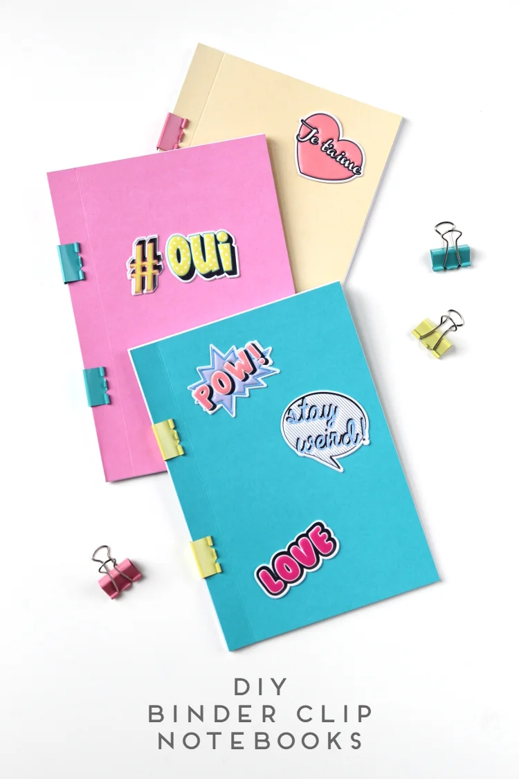 DIY Binder Clip Notebooks