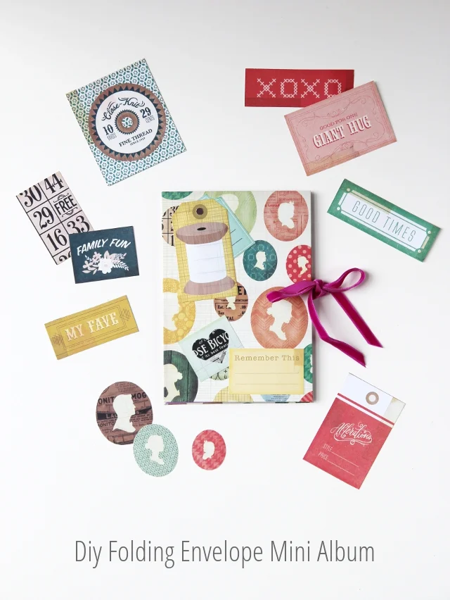 DIY FOLDING ENVELOPE MINI ALBUM.