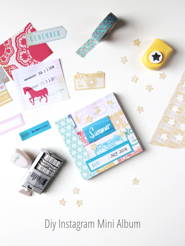 DIY INSTAGRAM MINI ALBUM.
