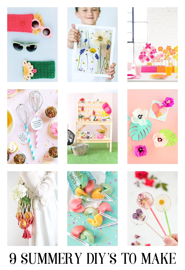 9 SUMMERY DIY'S I'VE BEEN MEANING TO SHARE.