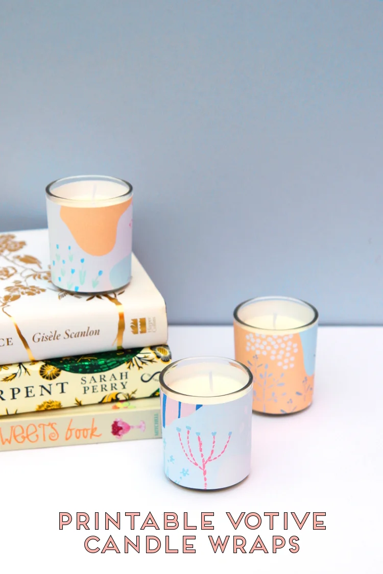 PRINTABLE VOTIVE CANDLE WRAPS