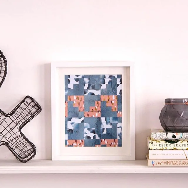 I'm rubbish as remembering to share the things I make on here. Here's my woven paper art I made and put on the blog a couple of weeks ago. Thanks to @craftgawker for sharing it and reminding me I should probably share it here as well 🤦You can find the tutorial and free template over on the blog